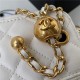 Chanel SMALL VANITY WITH CHAIN Lambskin & Gold-Tone Metal AP1447 White A