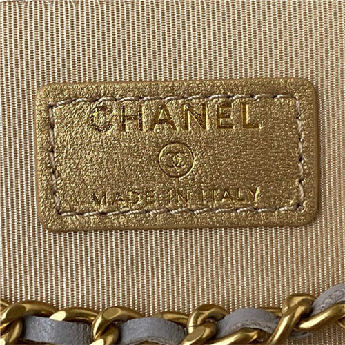 Chanel CLUTCH WITH CHAIN Lambskin & Gold-Tone Metal AP2303 Grey A