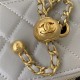 Chanel CLUTCH WITH CHAIN Lambskin & Gold-Tone Metal AP2303 Grey A