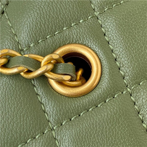 Chanel CLUTCH WITH CHAIN Lambskin & Gold-Tone Metal AP2303 Green A