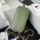 Chanel CLUTCH WITH CHAIN Lambskin & Gold-Tone Metal AP2303 Green A