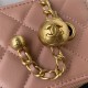 Chanel CLUTCH WITH CHAIN Lambskin & Gold-Tone Metal AP2303 Pink A