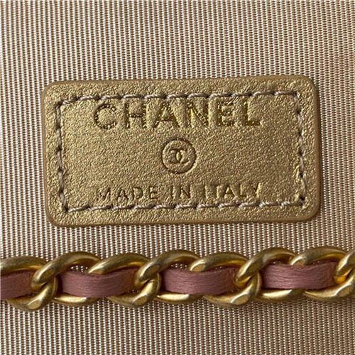 Chanel CLUTCH WITH CHAIN Lambskin & Gold-Tone Metal AP2303 Pink A