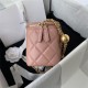 Chanel CLUTCH WITH CHAIN Lambskin & Gold-Tone Metal AP2303 Pink A