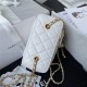 Chanel CLUTCH WITH CHAIN Lambskin & Gold-Tone Metal AP2303 White A