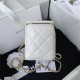 Chanel CLUTCH WITH CHAIN Lambskin & Gold-Tone Metal AP2303 White A