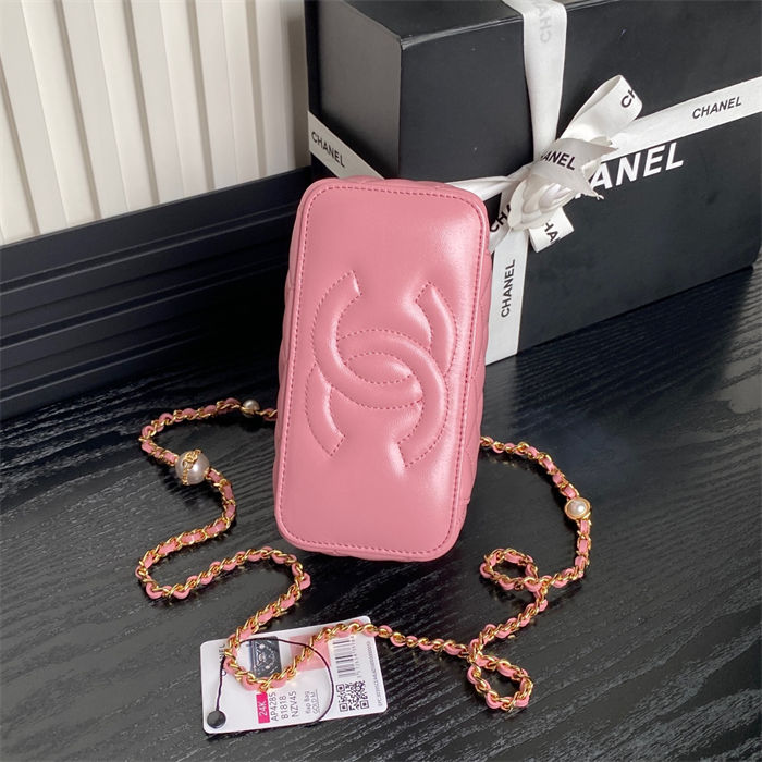 Chanel Vanity with Chain AP4283 Lambskin Pink High