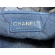 Chanel 22 MEDIUM HANDBAG Denim & Silver-Tone Metal AS3261 Gradient High