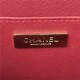 VANITY CASE AS3345 Calfskin & Gold-Tone Metal Burgundy A