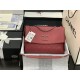 Chanel FLAP BAG Calfskin A8095 Burgundy High