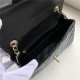 Mini CLASSIC HANDBAG Patent Leather Gold Metal Black A