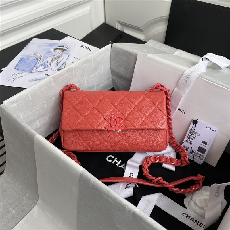 Chanel Small Flap Bag Red High