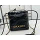 Chanel 22 MINI HANDBAG Patchwork Shiny Calfskin & Gold-Tone Metal AS3980 High