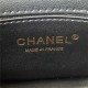 Chanel MINI BOY Chanel MESSENGER BAG Velvet & Gold-Tone Metal AS3315 Black A