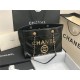 SHOPPING BAG Shiny Calfskin Crystal Pearls Strass Enamel Gold-Tone & Ruthenium-Finish Metal Black High