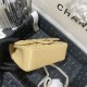 Mini CLASSIC HANDBAG Lambskin Gold Metal Beige B