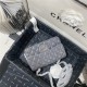 Mini CLASSIC HANDBAG Lambskin Silver Metal Grey B