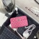 Mini CLASSIC HANDBAG Lambskin Silver Metal Pink B