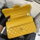 Large CLASSIC HANDBAG Lambskin Silver Metal Gold B