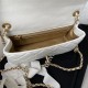 Mini FLAP BAG Lambskin Gold-Metal AS1787 White A