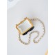 Chanel CLUTCH WITH CHAIN AP4028 Lambskin & Gold-Tone Metal White A