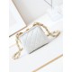 Chanel CLUTCH WITH CHAIN AP4028 Lambskin & Gold-Tone Metal White A