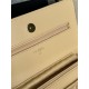 Classic Wallet on Chain AP0250 Lambskin Beige Gold Metal B