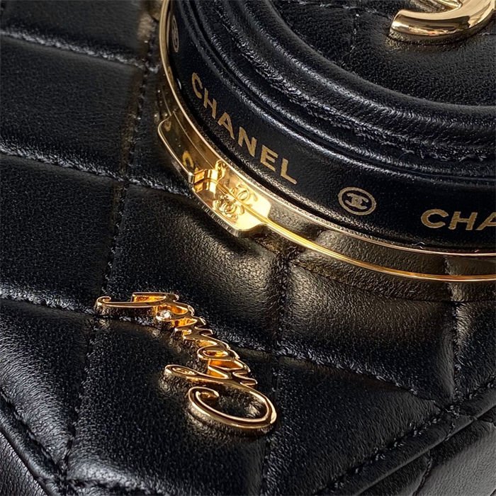 Chanel CAMERA BAG AS4817 Lambskin Black A