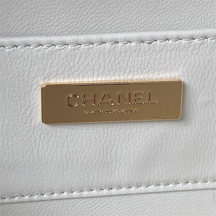 Chanel CAMERA BAG AS4817 Lambskin White A