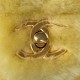 Chanel SMALL FLAP BAG Shearling & Gold-Tone Metal AS3498 Yellow A