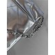 Chanel 22 BACKPACK Shiny Calfskin & Silver-Tone Metal AS3313 Silver High