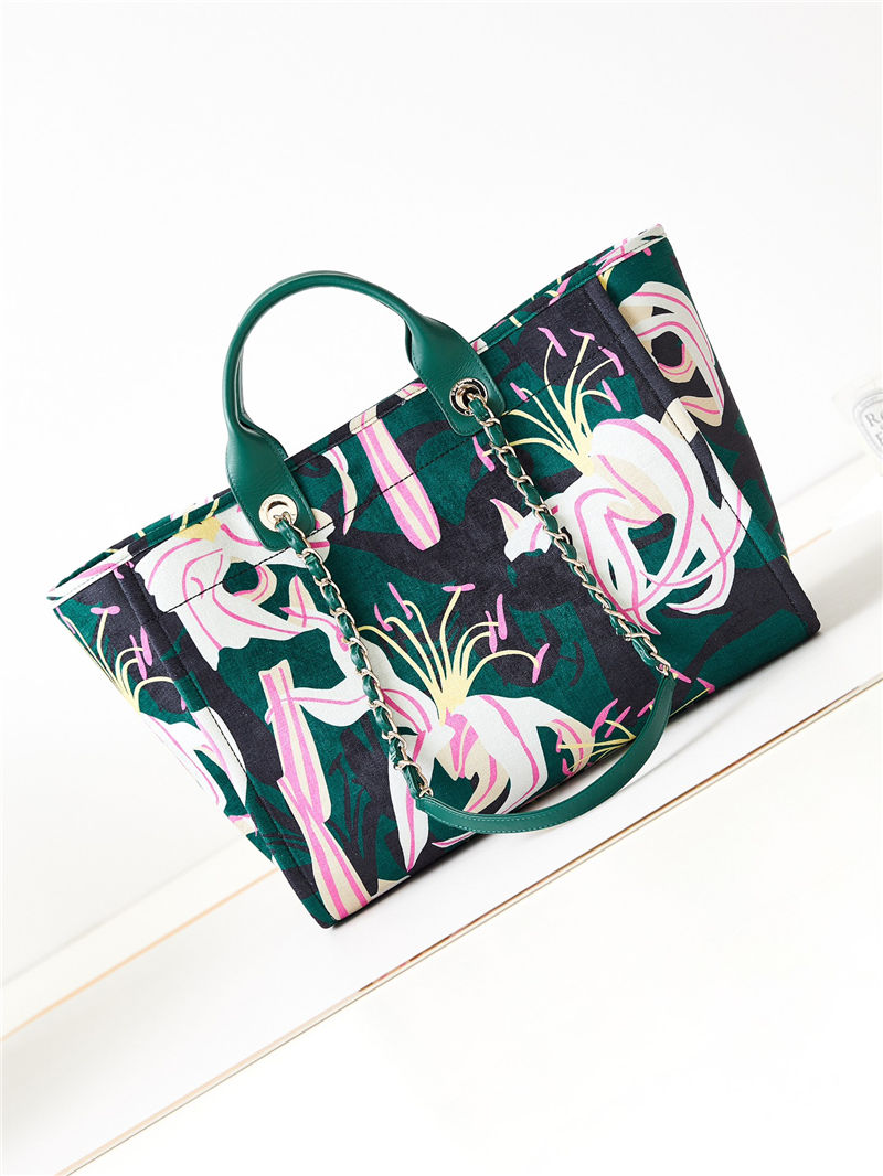 LARGE SHOPPING BAG A66941 Multicolour Green High