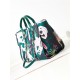 LARGE SHOPPING BAG A66941 Multicolour Green High