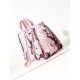 LARGE SHOPPING BAG A66941 Multicolour Pink High