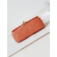 Chanel MINI FLAP BAG AS4165 Lambskin & Ash-Wood Orange High