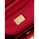 Chanel MINI SHOPPING BAG AS4416 Shiny Aged Calfskin & Gold-Tone Metal Red High