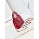 Chanel MINI SHOPPING BAG AS4416 Shiny Aged Calfskin & Gold-Tone Metal Red High