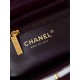 Chanel MINI SHOPPING BAG AS4416 Shiny Aged Calfskin & Gold-Tone Metal Burgundy High