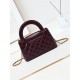 Chanel MINI SHOPPING BAG AS4416 Shiny Aged Calfskin & Gold-Tone Metal Burgundy High