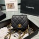 Chanel MINI CLUTCH WITH CHAIN Calfskin Gold-Tone Metal AP2344 Black High