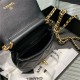 Chanel MINI CLUTCH WITH CHAIN Calfskin Gold-Tone Metal AP2344 Black High