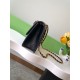 Chanel LARGE FLAP BAG AS5145 Shiny Crumpled Calfskin Black High