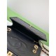 Chanel LARGE FLAP BAG AS5145 Shiny Crumpled Calfskin Black High