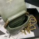 Chanel MINI CLUTCH WITH CHAIN Calfskin Gold-Tone Metal AP2344 Green High