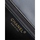 Chanel LARGE FLAP BAG AS5145 Shiny Crumpled Calfskin Black High