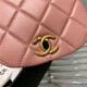 Chanel MINI CLUTCH WITH CHAIN Calfskin Gold-Tone Metal AP2344 Coral High