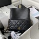 FLAP BAG Lambskin & Gold Metal AS2563 Black A