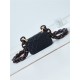 Chanel MINI FLAP BAG AS4165 Lambskin & Ash-Wood Black High