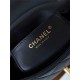 Chanel MINI FLAP BAG AS4165 Lambskin & Ash-Wood Black High