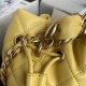 DRAWSTRING BAG Shiny Lambskin & Gold-Tone Metal High